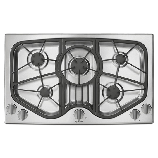 Jennair JGC8536BDS Gas Cooktop, 36"