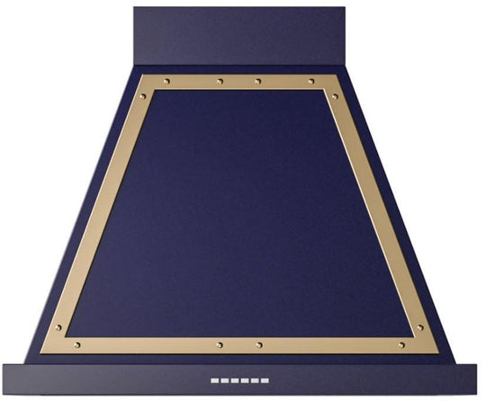 Ilve UANB30MBG Nostalgie 30 Inch Blue Wall Mount Range Hood