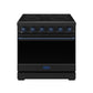 Thor Kitchen RSE36PBBLU 36 Inch Professional Electric Range In Black/Blue Gordon Ramsay Series