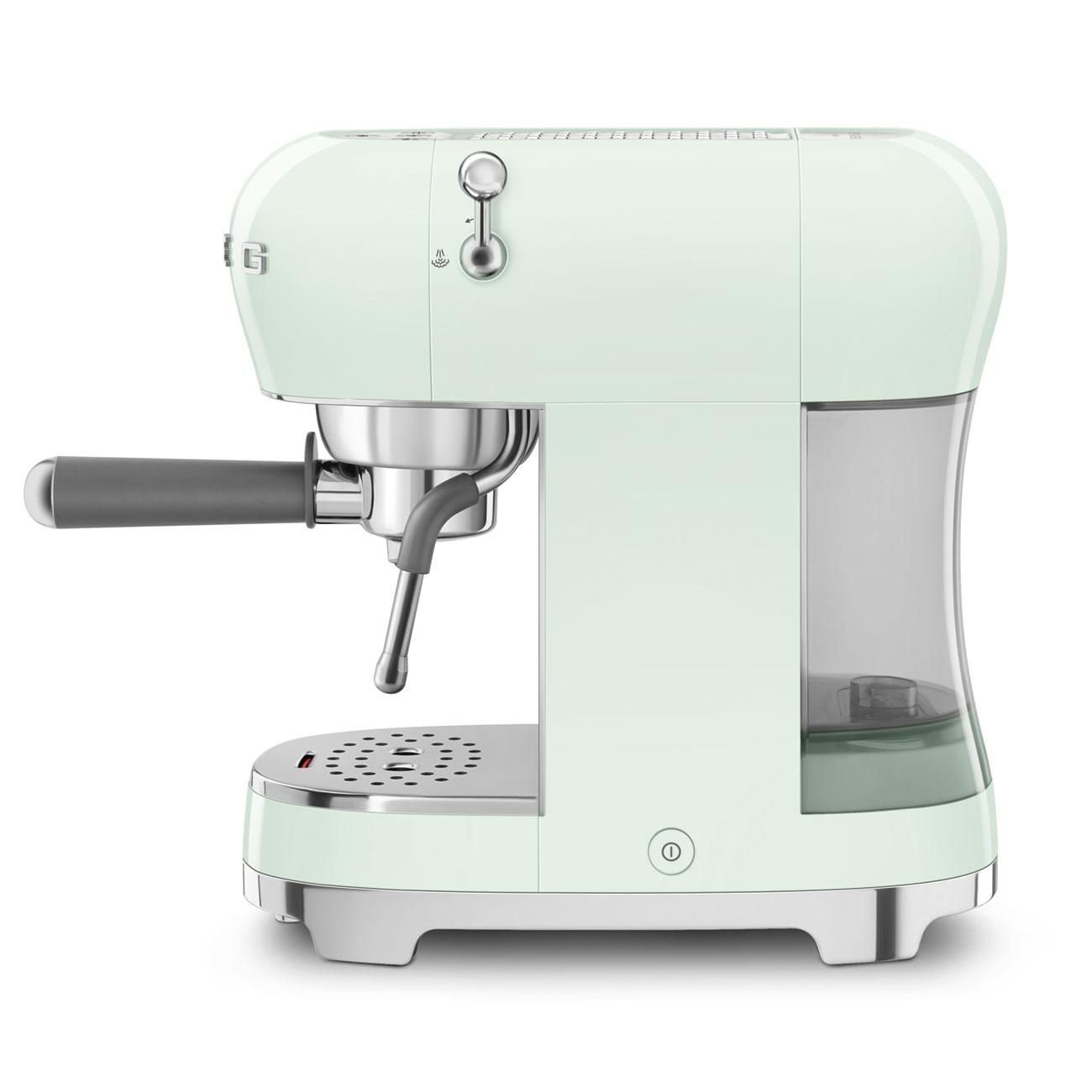 Smeg ECF02PGUS Espresso Coffee Machine Pastel Green Ecf02Pgus