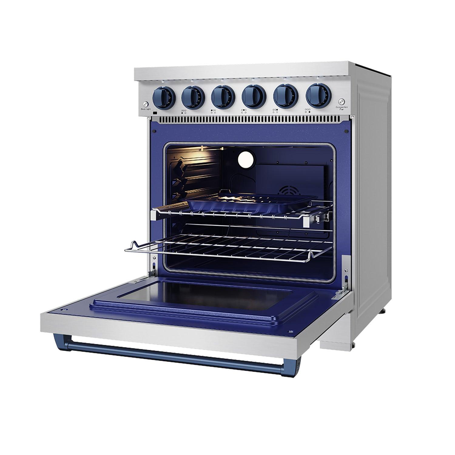 Thor Kitchen RSG30PBLU 30 Inch Professional Gas With Precision Knob Control In Stainless Steel/Blue