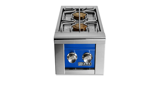 Lynx LSB22PBLP Built-In Double Side Burners - Pacific Blue