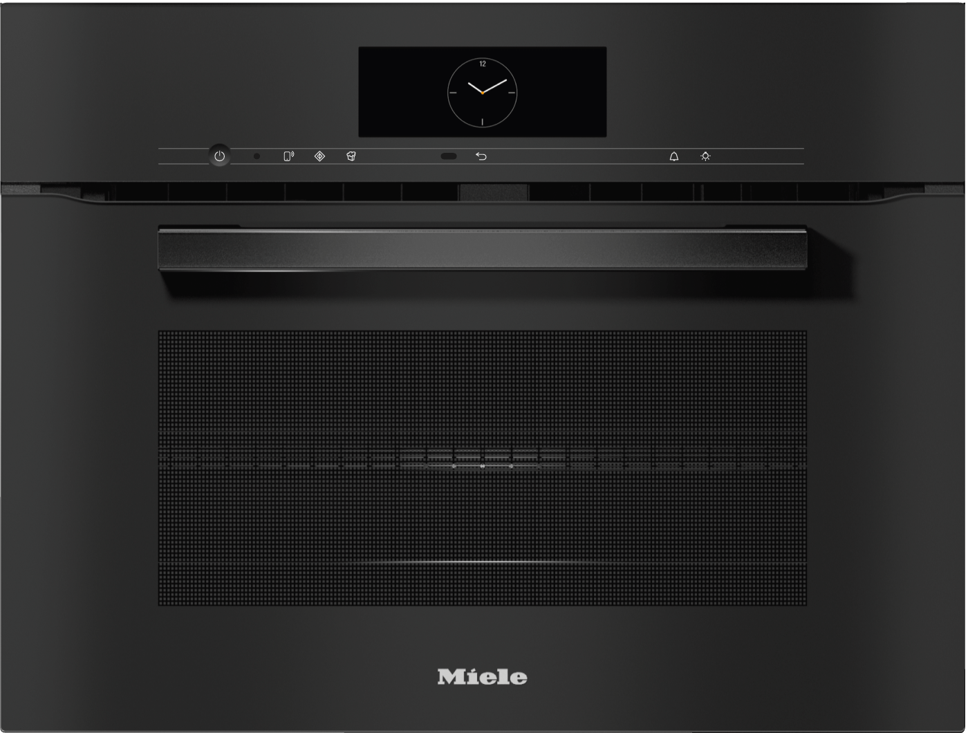 Miele H7840BMOB H 7840 Bm Am Obsidian Black - 24" Compact Speed Oven In A Perfectly Combinable Design With Automatic Programs And Roast Probe.