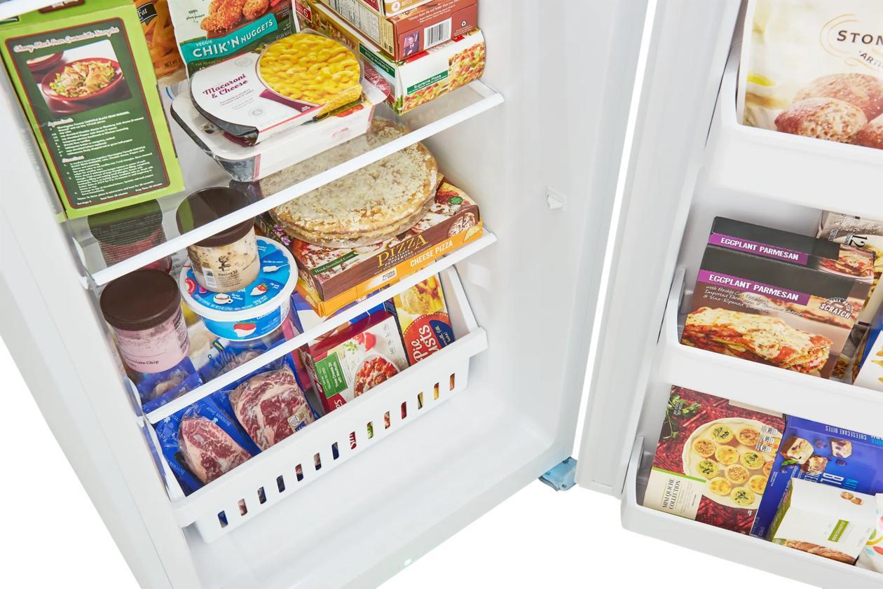 Frigidaire FFUE1626AW 16 Cu. Ft. Garage Ready Upright Freezer