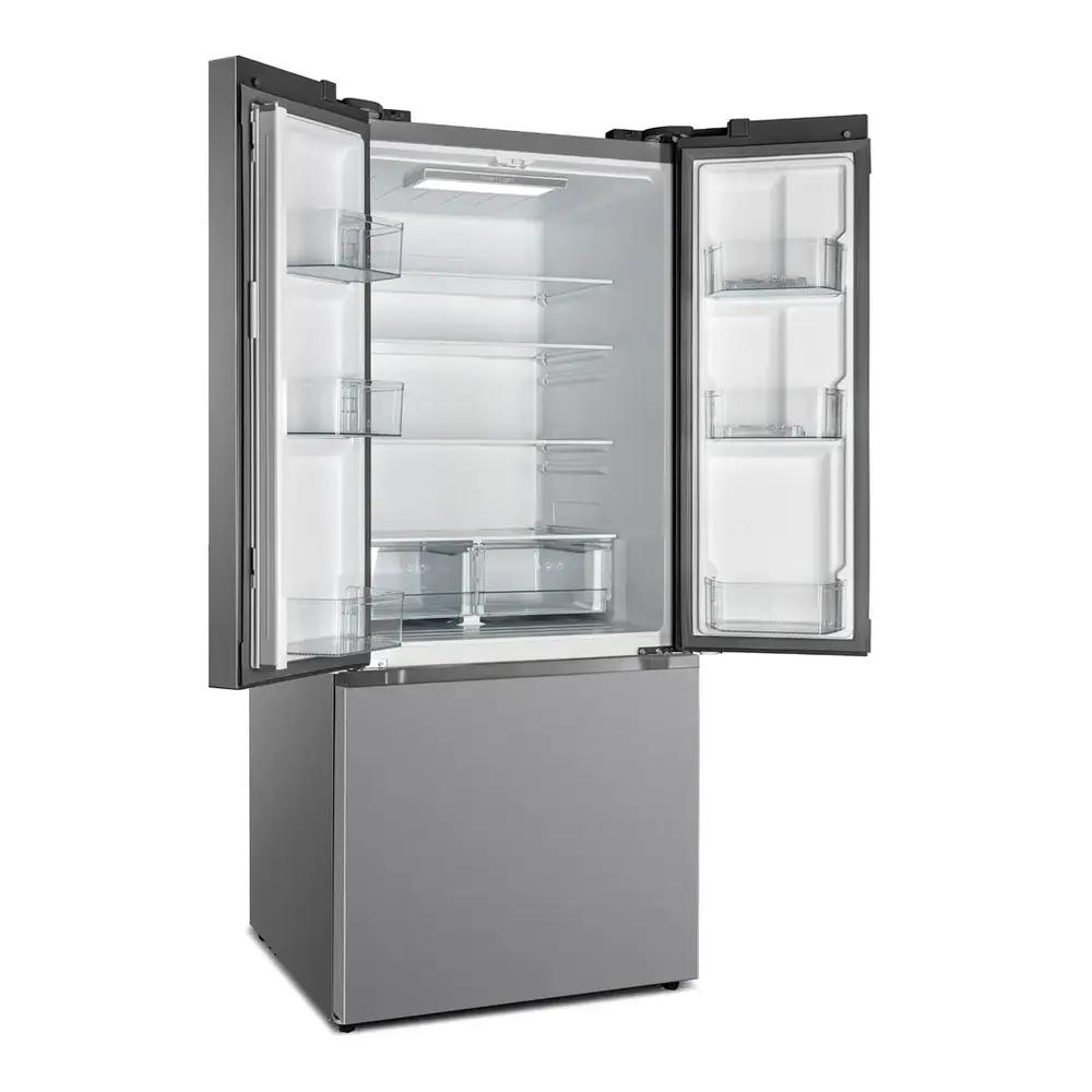 Verona VEFFD3018RISL Verona Veffd3018Risl 30 Inch Freestanding French Door Refrigerator With 18.2 Cu. Ft. Capacity, Automatic Ice Maker, Recessed Handle