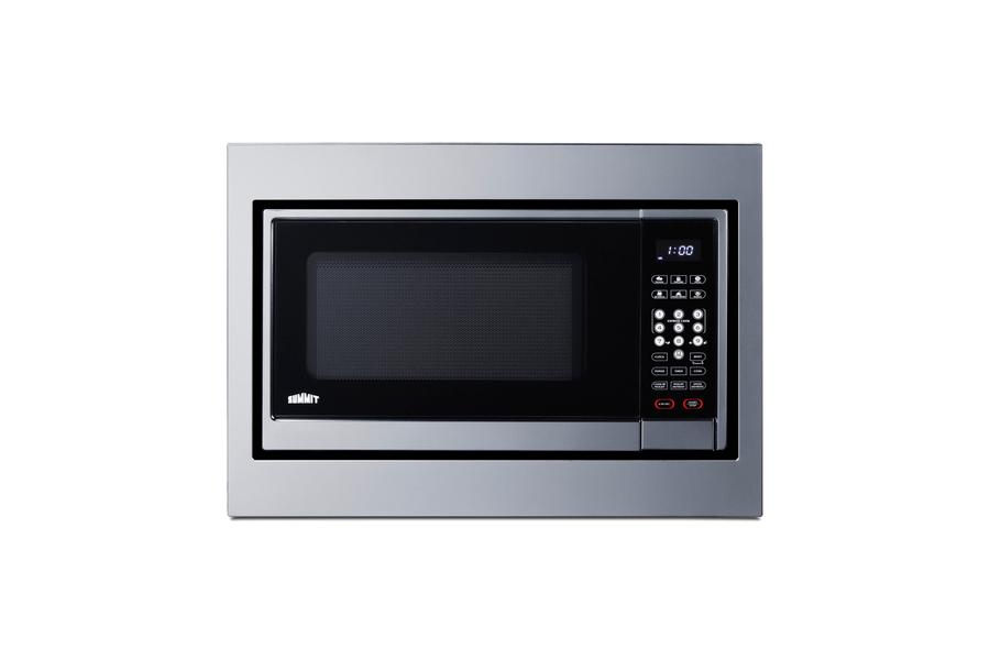 Summit SMBI24 24" Wide Built-In Microwave (Trim Kit Included)