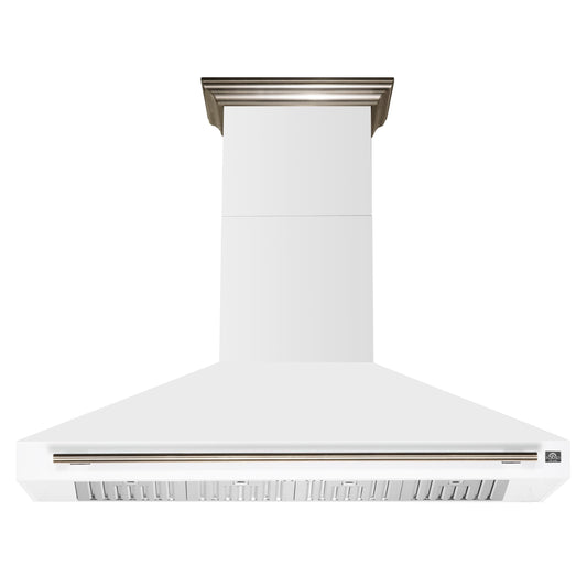 Forno FRHWM509560WHT Forno Aria 60 Inch Wall-Mounted Range Hood In White