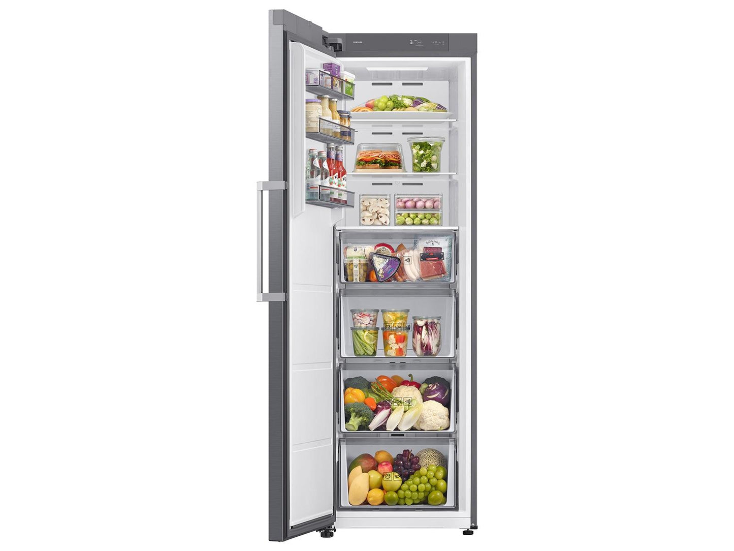Samsung RZ40H11PET Convertible Upright Freezer Full-Flex Convertible Precise Cooling 11.4 Cu. Ft.