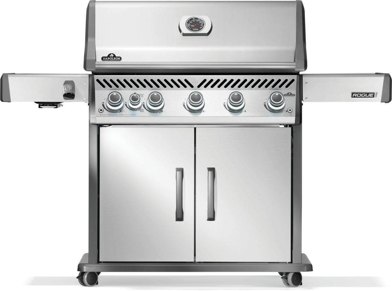 Napoleon Bbq RP625SIBNSS2 Rogue Pro 625 Sib With Infrared Side Burner , Natural Gas, Stainless Steel