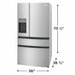 Frigidaire FRMS2733AV 26 Cu. Ft. Standard-Depth 4-Door French Door Refrigerator