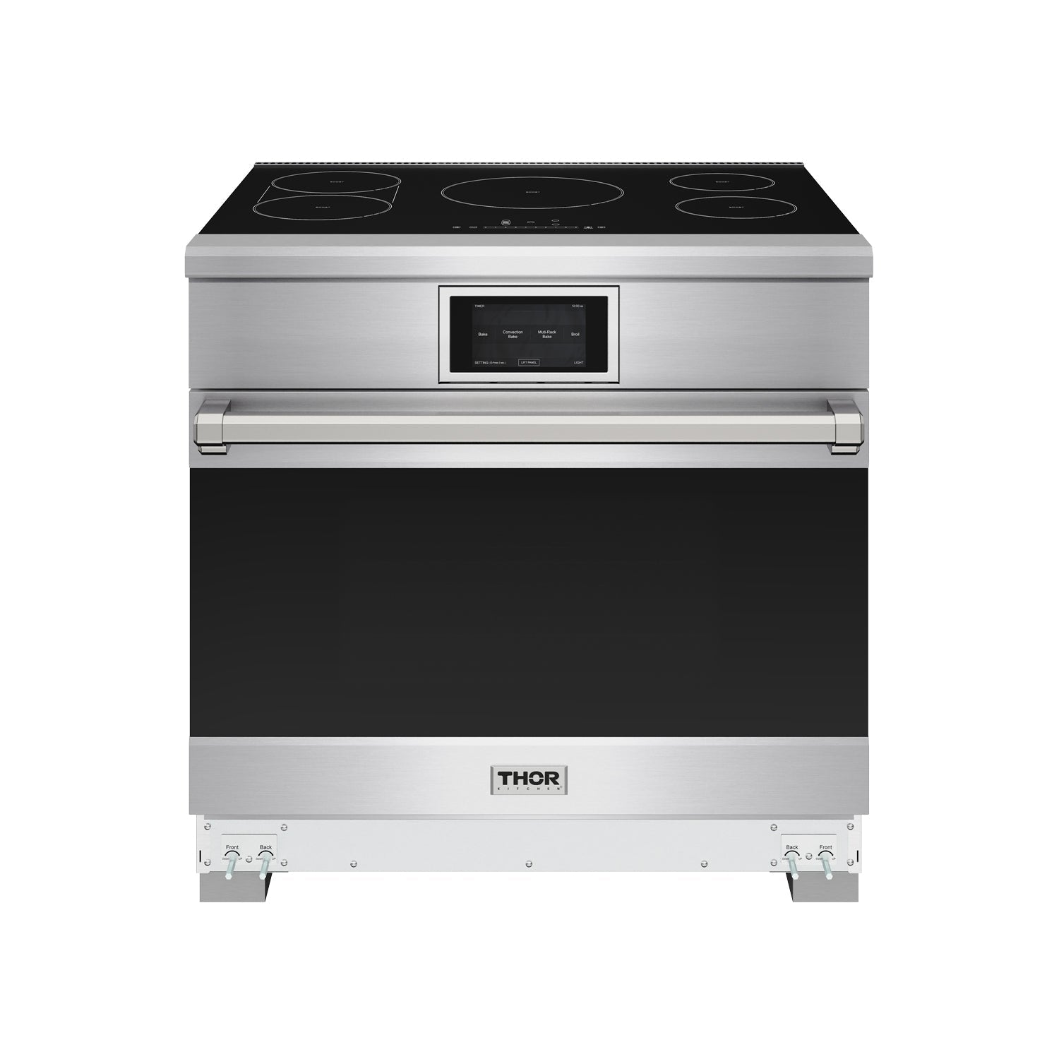 Thor Kitchen XRI36E 36 Inch X Series Professional Freestanding Induction Range
