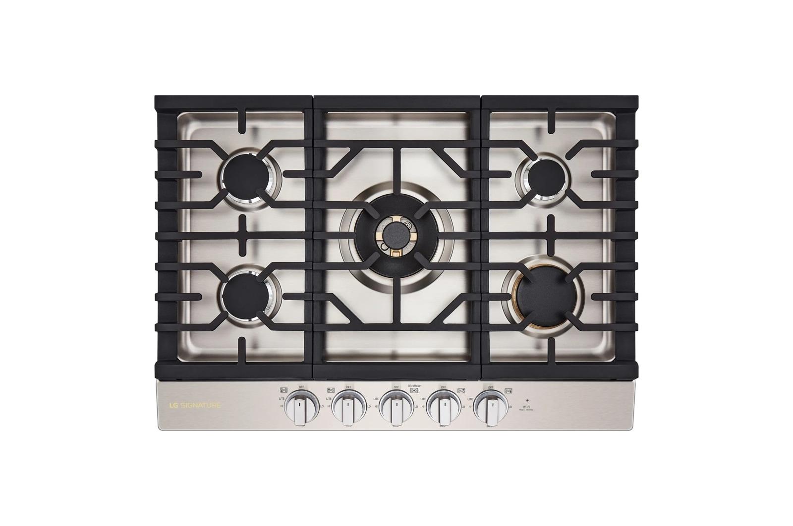 Lg CBGU3039X Lg Signature 30 Inch Ultraheat™ Gas Cooktop With Easyclean®
