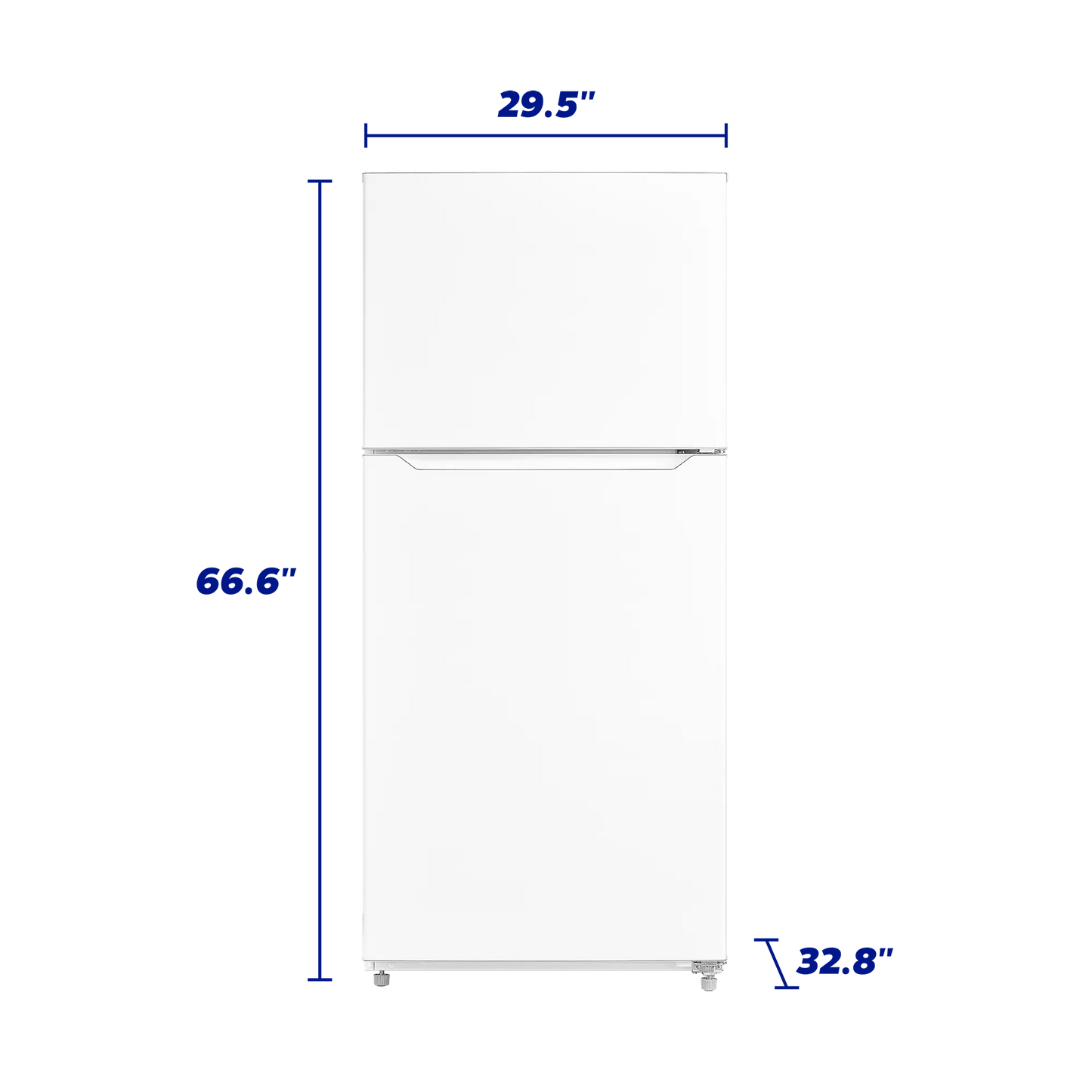 Element Appliance ERT21CSCW Element 20.5 Cu. Ft. Top Freezer Refrigerator - White