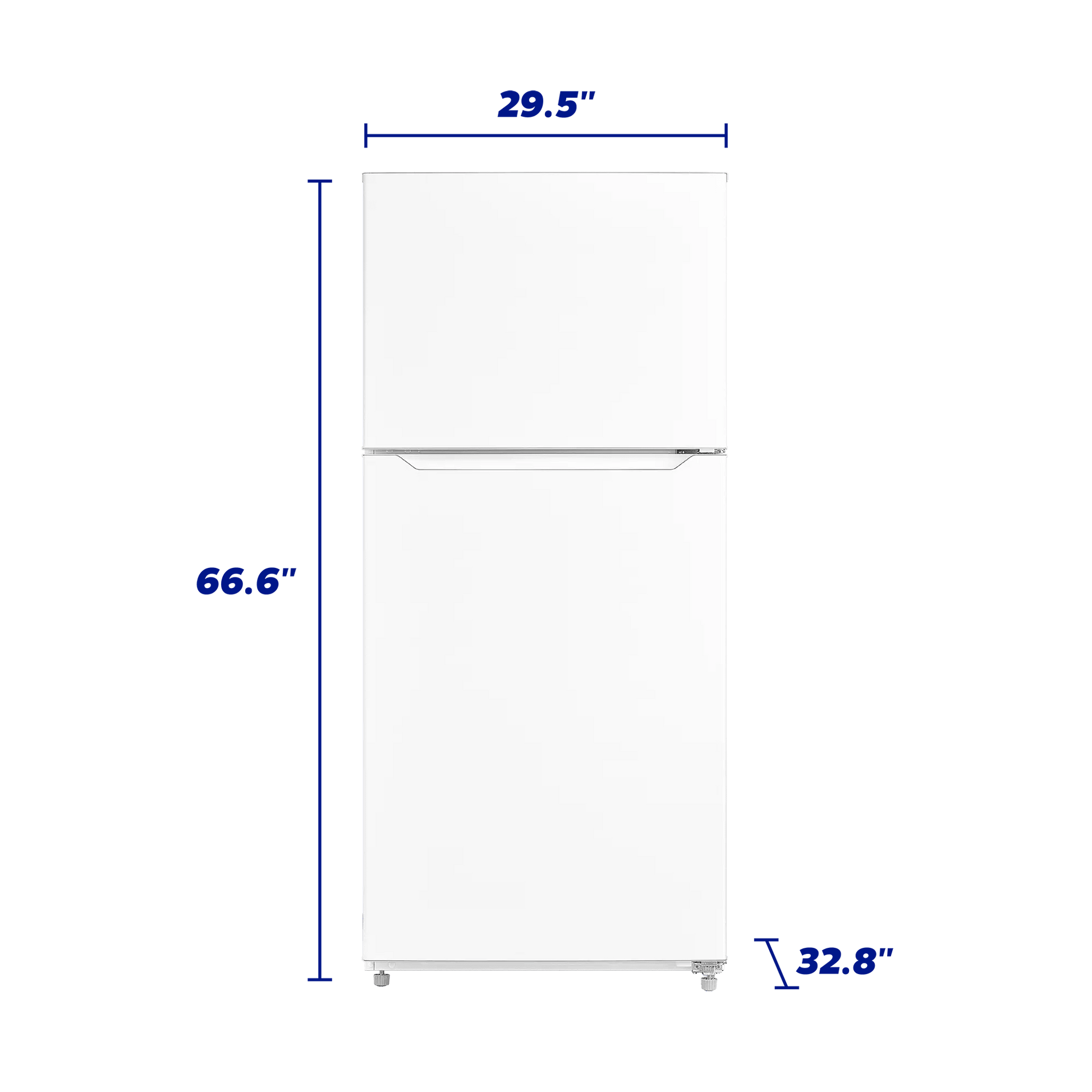 Element Appliance ERT21CSCW Element 20.5 Cu. Ft. Top Freezer Refrigerator - White