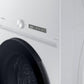Samsung WH46DBH100GW Bespoke 4.6 Cu. Ft. Ai Laundry Hub™ Large Capacity Single Unit Washer With Steam Wash And 7.6 Cu. Ft. Gas Dryer In White