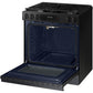 Samsung NSG6DG8100MT Bespoke 6.0 Cu. Ft. Smart Slide-In Gas Range With Precision Knobs In Matte Black Steel