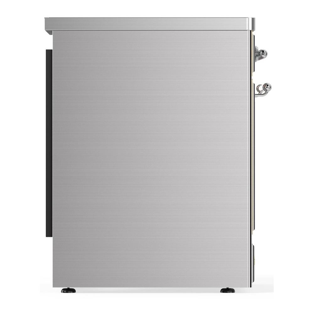 Ilve UMIB30QNR3SSC Ilve Umib30Qnr3Ssc Majestic Iii 30 Inch Induction Range With 4 Elements, 4 Cu. Ft. Oven Capacity (Solid Door, Stainless Steel, Chrome)