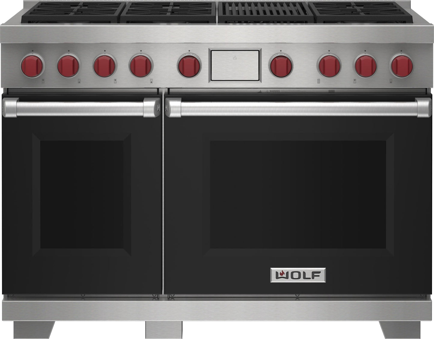 Wolf DF48650CBKP 48" Dual Fuel Range - 6 Burners And Infrared Charbroiler