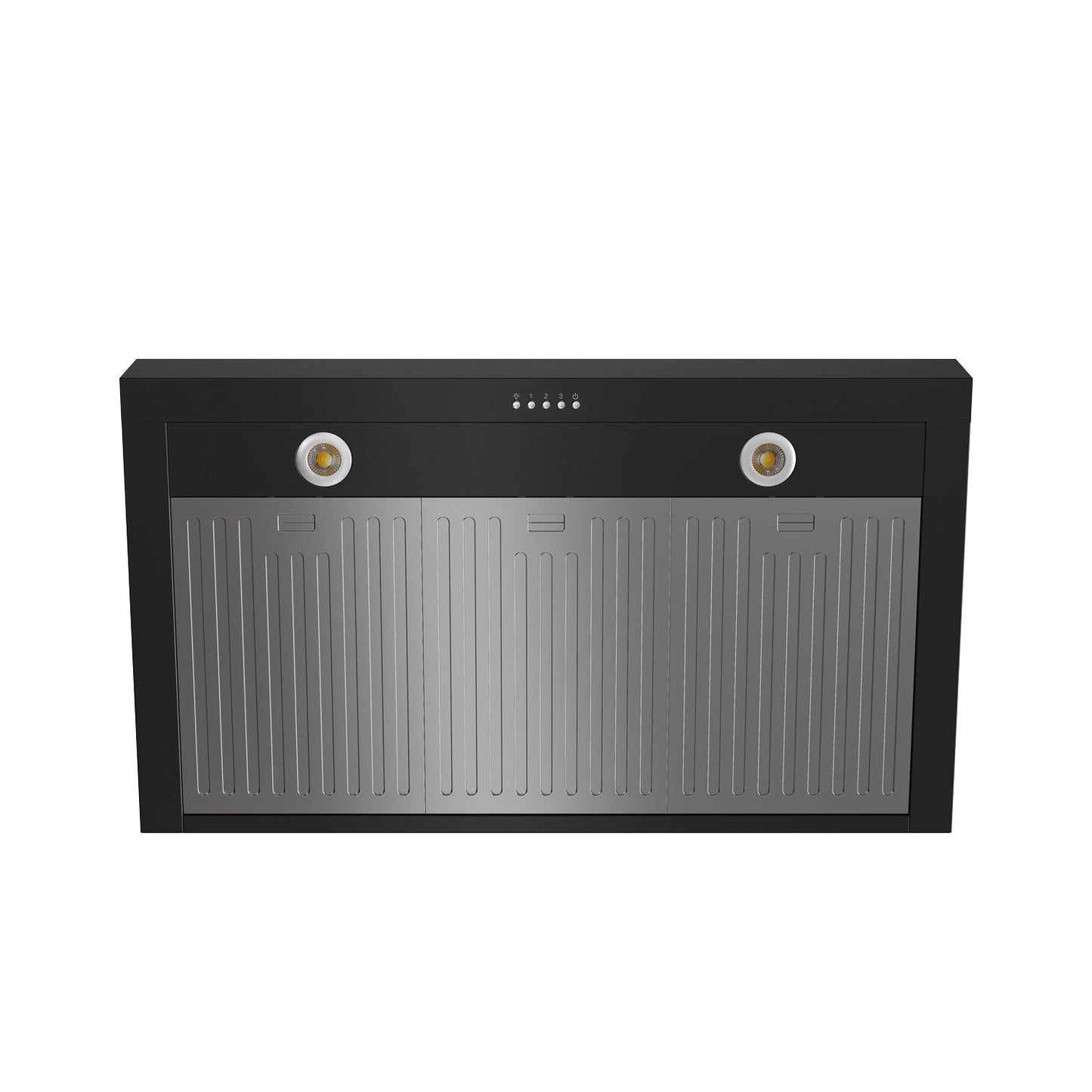 Thor Kitchen TRH36PB 36 Professional Wall Mount Pyramid Range Hood In Black