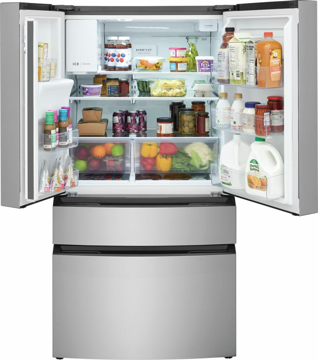 Frigidaire FRMS2733AV 26 Cu. Ft. Standard-Depth 4-Door French Door Refrigerator