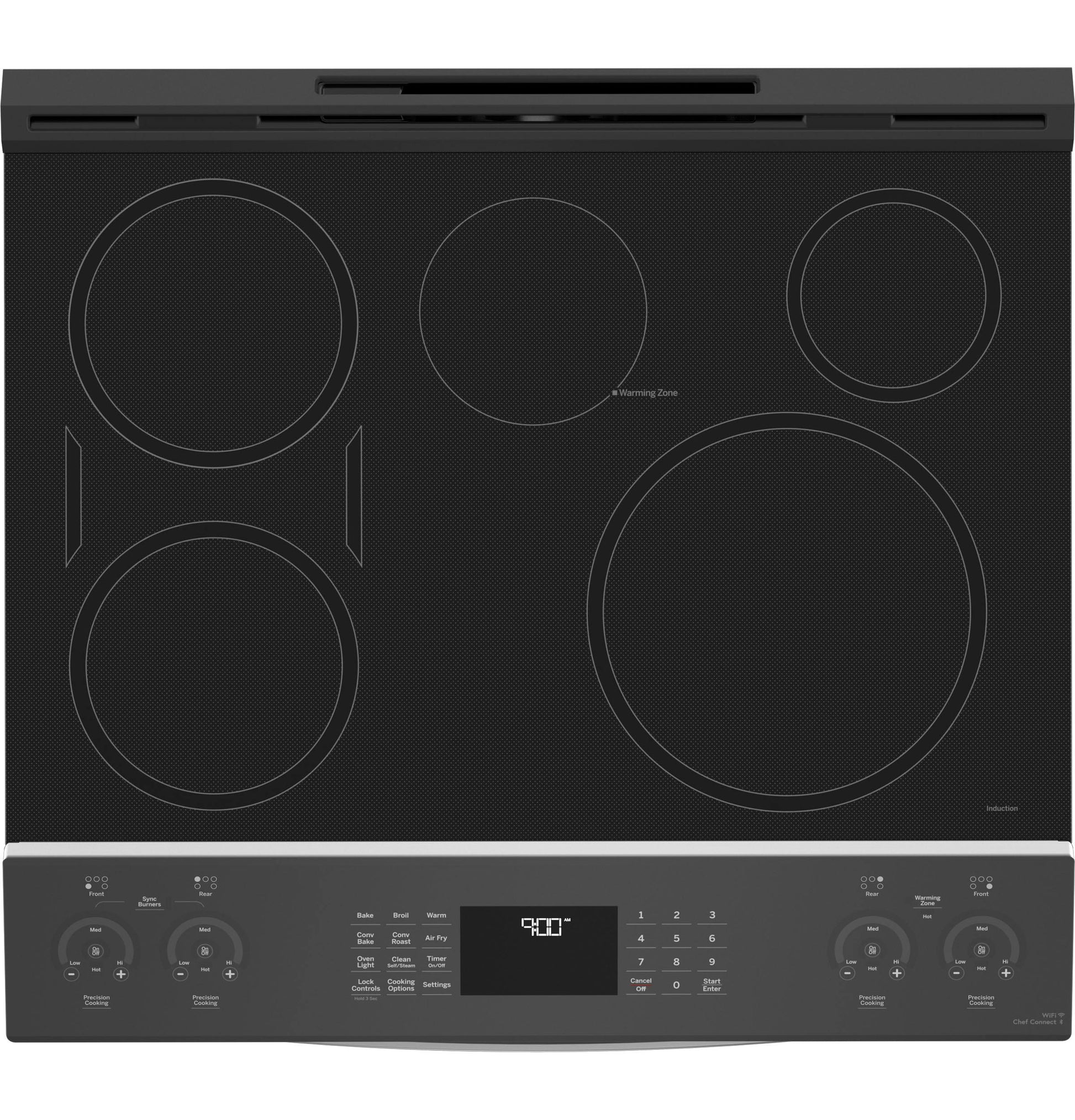 Ge Appliances PHS93EYPFS Ge Profile™ Energy Star 30" Smart Slide-In Fingerprint Resistant Front-Control Induction And Convection Range With No Preheat Air Fry