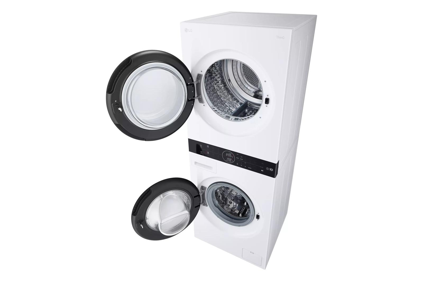 Lg WKHC152HWA Compact Single Unit Lg Washtower™ With Center Control™ 2.4 Cu.Ft. Front Load Washer And 4.2 Cu.Ft. Electric Ventless Heatpump™ Dryer