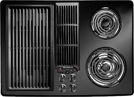 Jennair JED8130ADB Designer Line Modular Electric Downdraft Cooktop, 30"