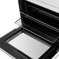 Forno FBOEL134030WHT Forno Asti 30-Inch Double Electric Wall Oven With Upper French Doors In White & Antique Brass, 7.36 Cu. Ft. Dual True Convection, 7,200W, Air Fry, Sous Vide, Self-Clean