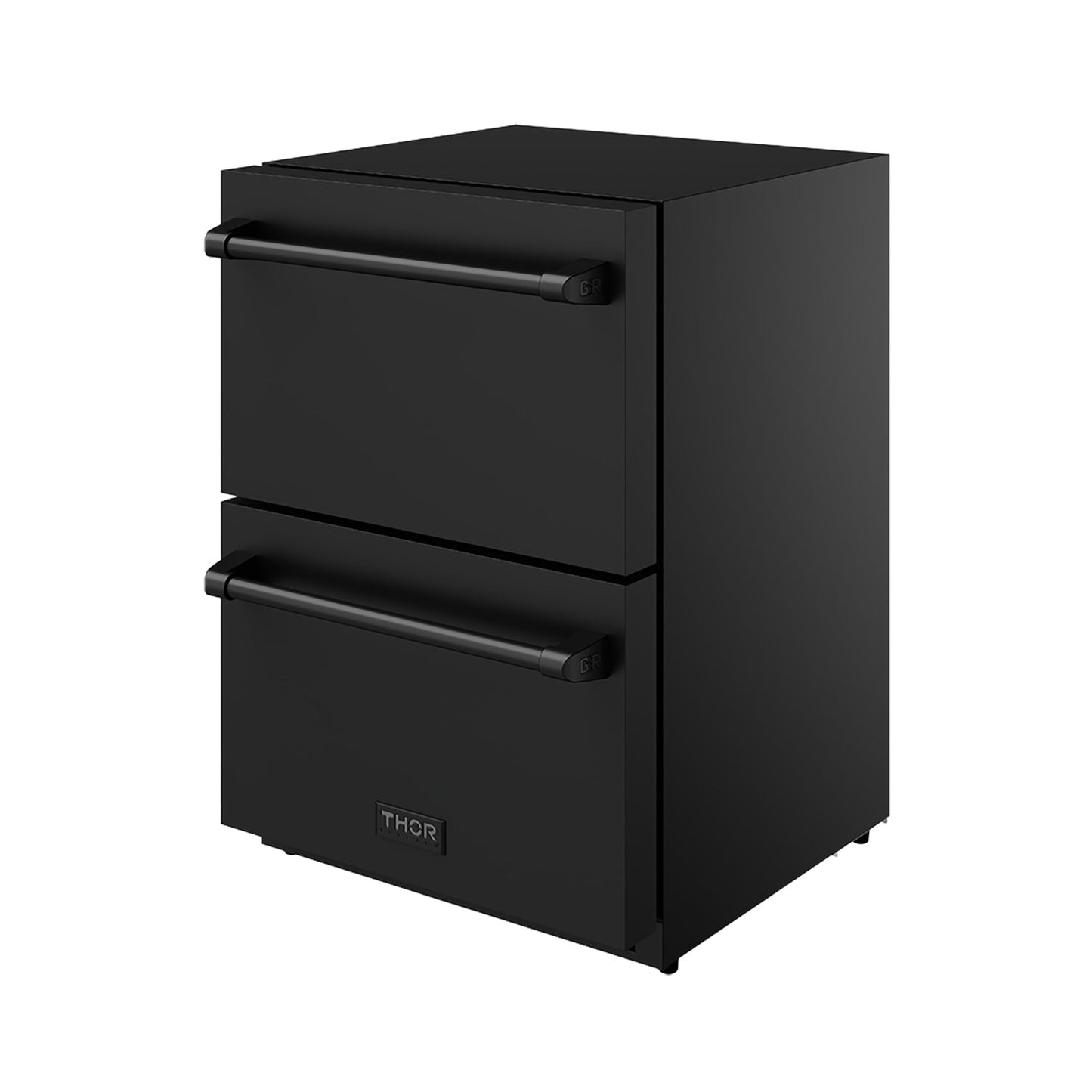 Thor Kitchen RZ24UB 24 Inch Undercounter Built-In / Freestanding Drawer Freezer - Black Gordon Ramsay Series