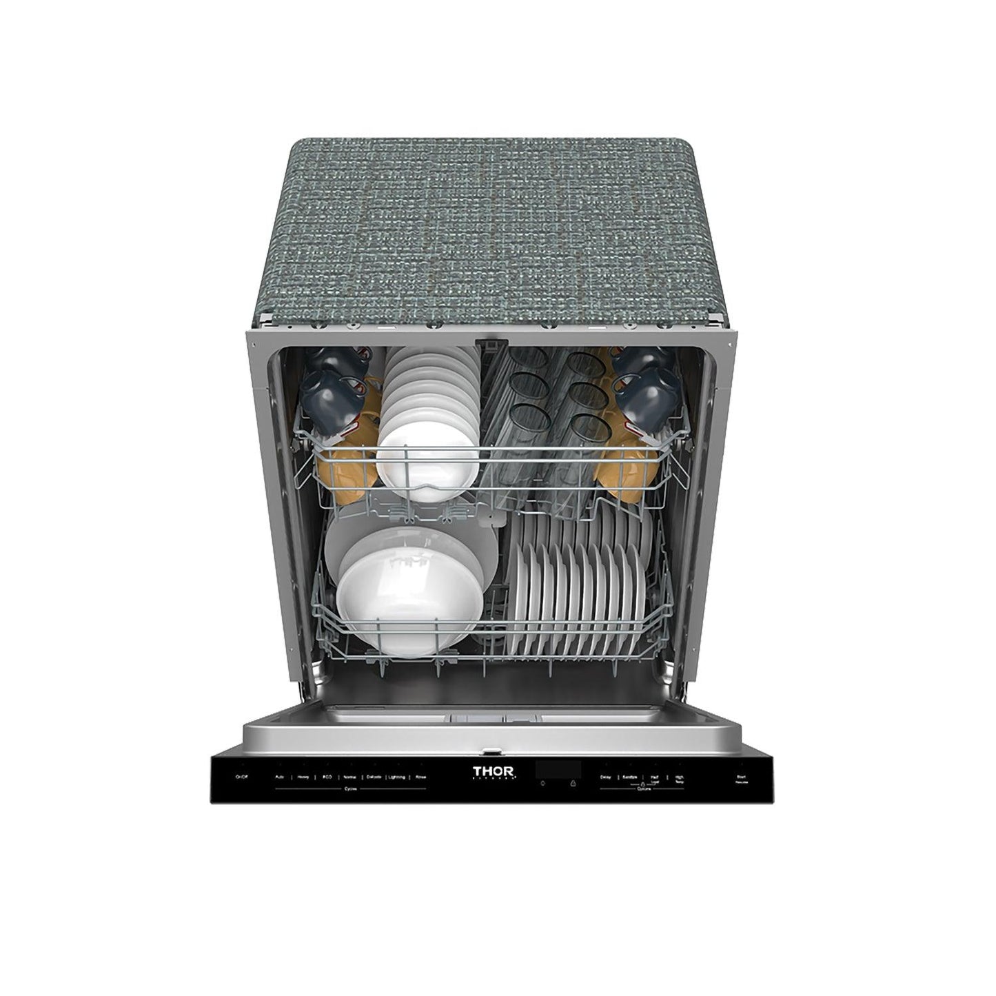 Thor Kitchen TDW24PT 24 Inch Built-In Top Control Dishwasher With Pocket Handle - Stainless Steel