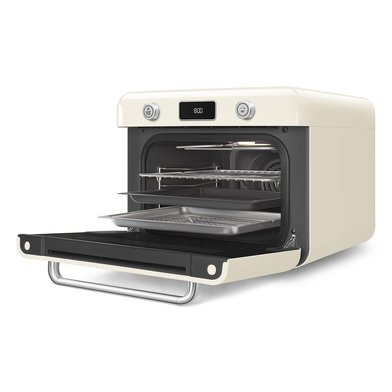 Smeg COF01CRUS Countertop Combi Oven Cream Cof01Crus