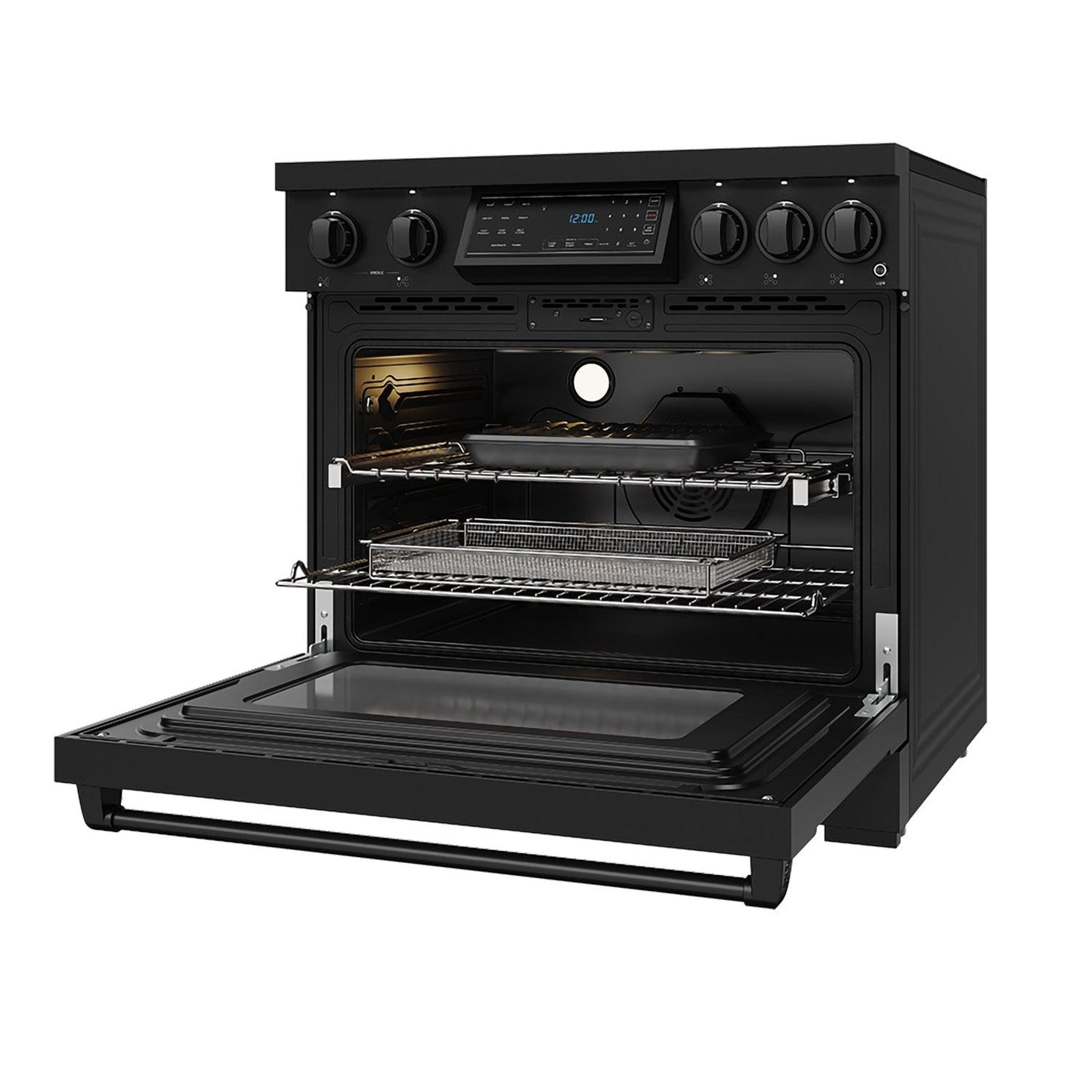 Thor Kitchen RSI36B 36 Inch Professional Induction Range With Tilt Panel Touch Control In Black Gordon Ramsay Series
