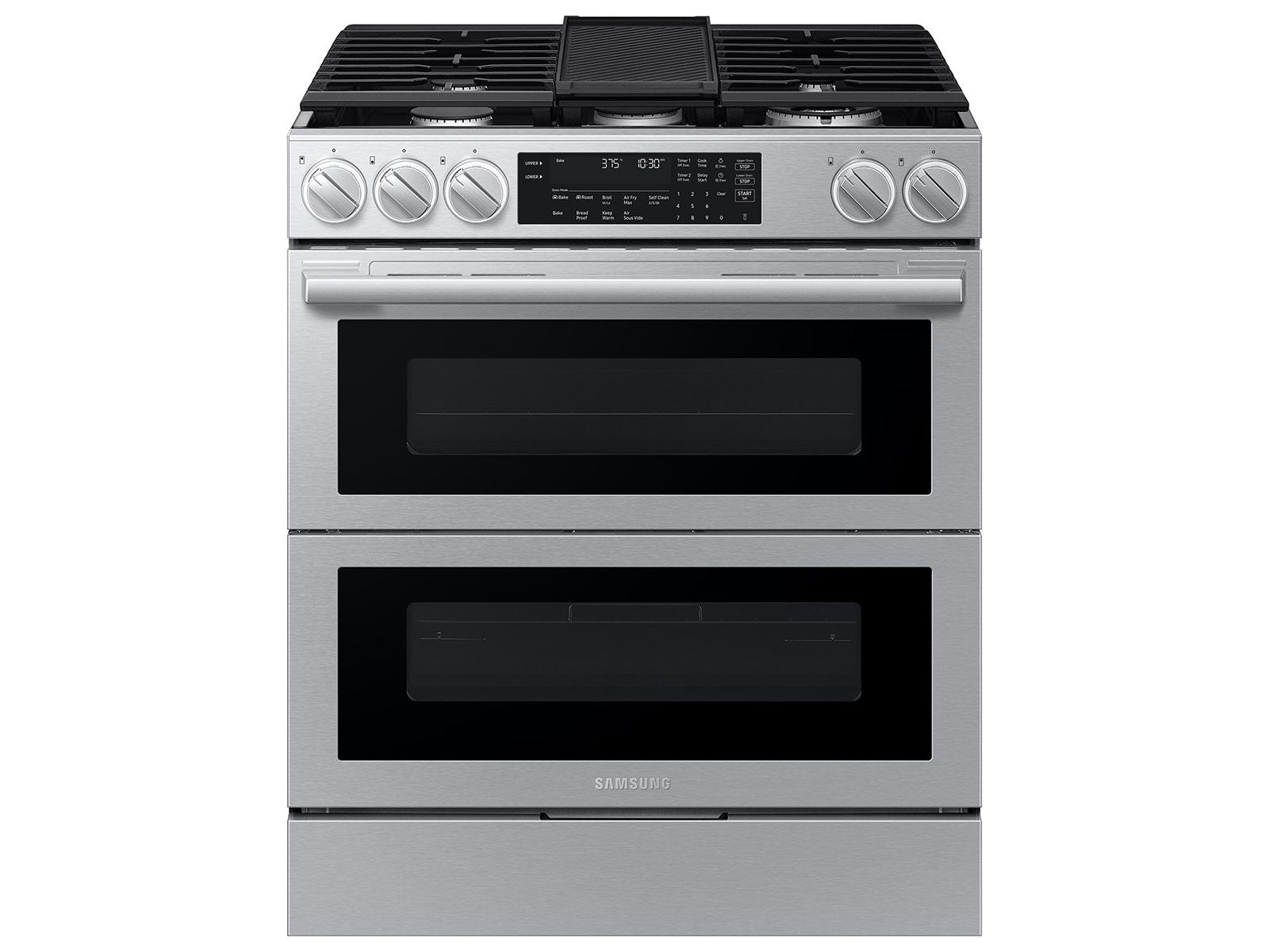 Samsung NSG90H60DRAA Bespoke Smart Slide-In Gas Range Flex Duo™ Oven Pro Style Design Dual True Convection