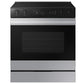Samsung NSE6DG8500SR Bespoke 6.3 Cu. Ft. Smart Slide-In Electric Range With Air Sous Vide & Air Fry In Stainless Steel