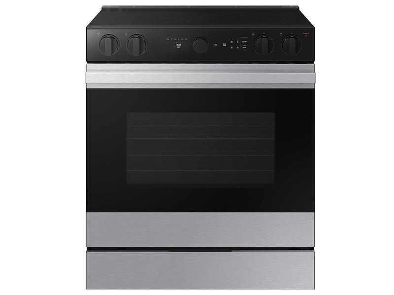 Samsung NSE6DG8500SR Bespoke 6.3 Cu. Ft. Smart Slide-In Electric Range With Air Sous Vide & Air Fry In Stainless Steel