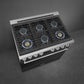 Smeg SPR36UGGAN Smeg Range With Gas Hob 36