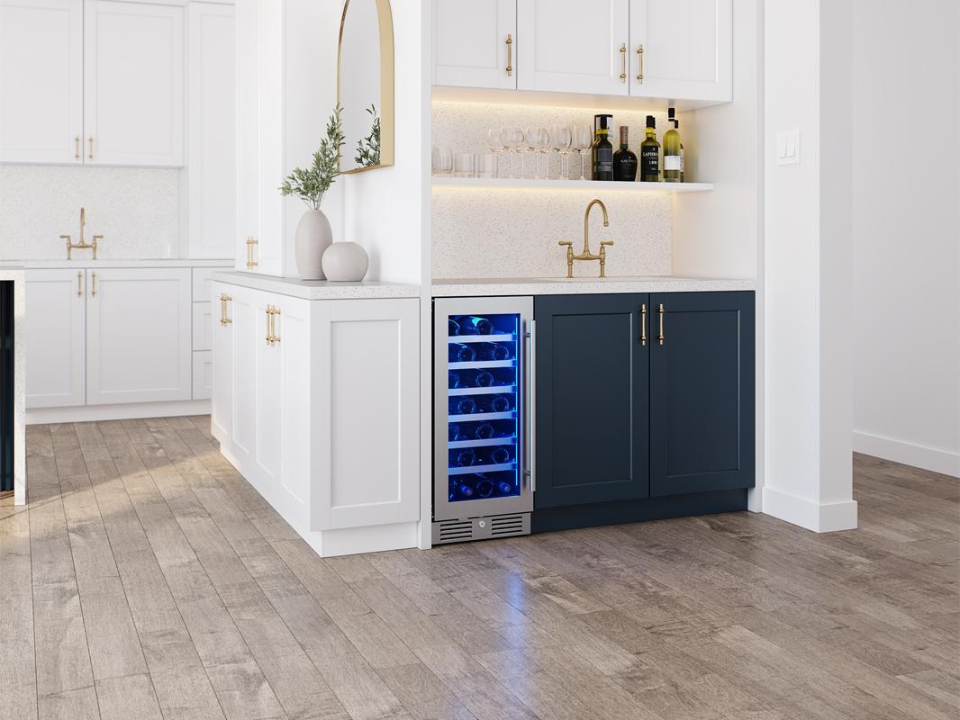 Zephyr PRW15C01CG 15" Single Zone Wine Cooler