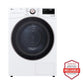 Lg DLHC4002W 7.8 Cu. Ft. Mega Capacity Smart Front Load Dryer With Dual Inverter Heatpump™ Technology And Inverter Direct Drive Motor System
