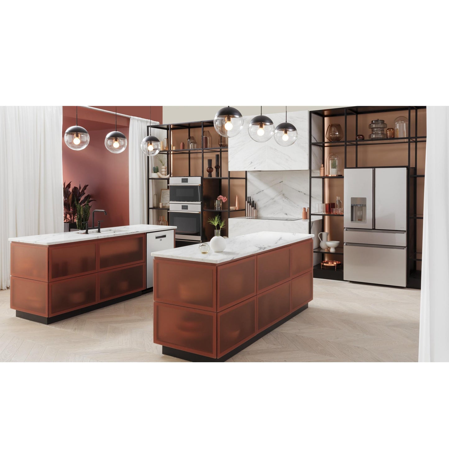 Cafe UVC9360SLSS 36" Smart Designer Custom Insert W/ Dimmable Led Lighting