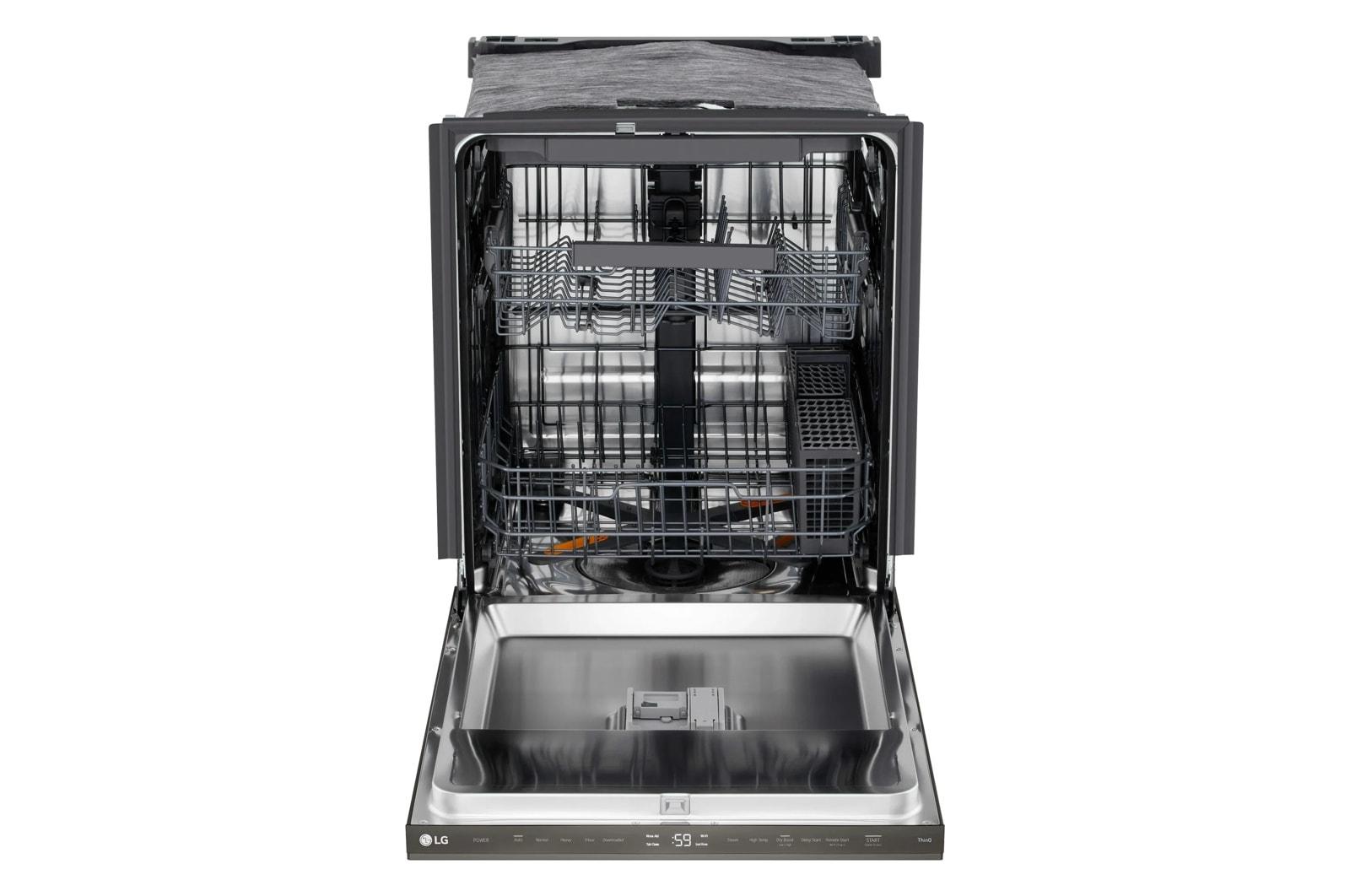 Lg LDNPM545D Smart Flushfit™ Top Control Dishwasher With 1-Hour Wash & Dry, Quadwash® Pro, And Dynamic Heat Dry™ W/Autovent Dry™