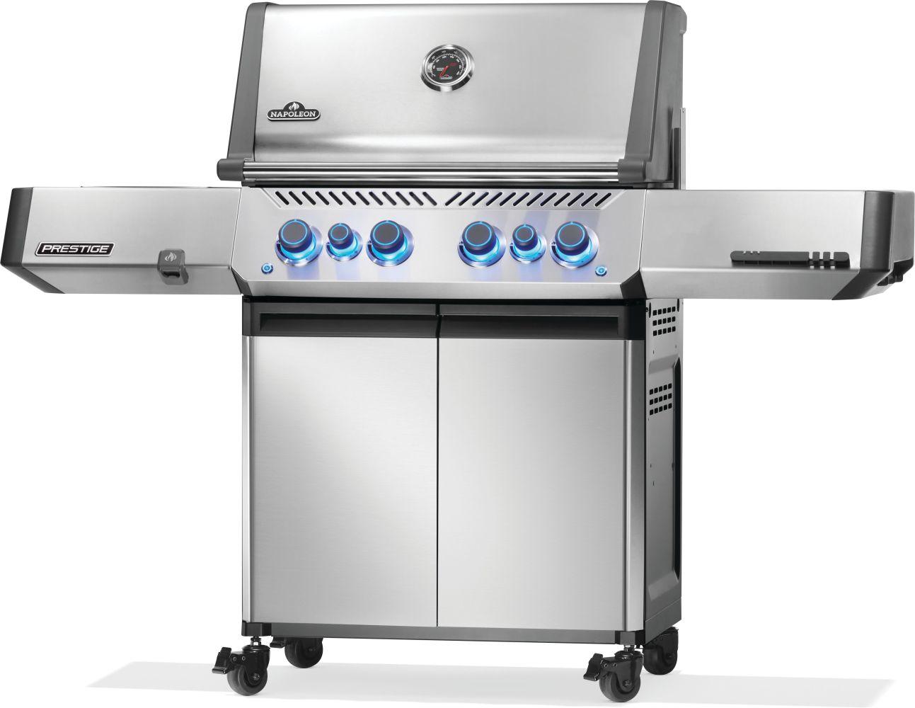 Napoleon Bbq P500VRSIBPSS Prestige 500 Rsib With Infrared Side And Rear Burner , Propane, Stainless Steel