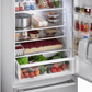Bosch B33CM10SNS 100 Series, Free-Standing Fridge-Freezer With Freezer At Bottom, Brushed Steel (With Anti-Fingerprint), Total No Frost