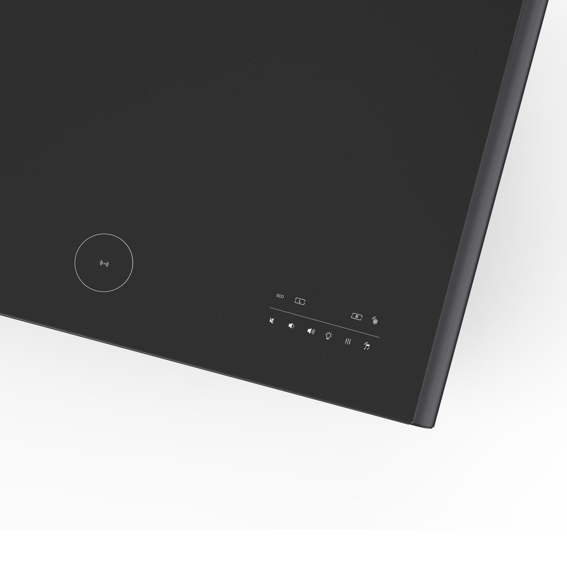 Forno FCTFR700651BLK Forno Evoluto Tavolo 51-Inch Black Smart Coffee Table - Dual Refrigerator Drawers, Bluetooth 5.0 Audio, Wireless Charging & Rgb Ambient Light