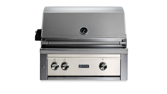 Lynx L30ATRGLLP 30" Built-In Grill - All Trident™ W/Rotisserie - Glacier