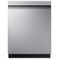 Samsung F1772136664036 Bespoke Kitchen Package With Ai 3-Door French Door Fridge, Slide-In Electric Range, Smart Dishwasher & Over-The-Range Microwave In Stainless Steel