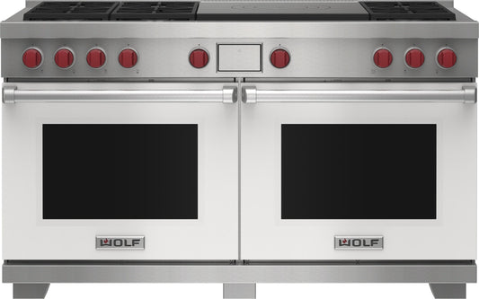 Wolf DF60650FWHPLP 60" Dual Fuel Range - 6 Burners And French Top