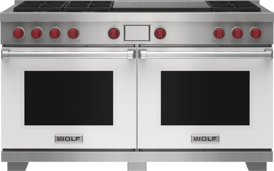 Wolf DF60650FWHP 60" Dual Fuel Range - 6 Burners And French Top