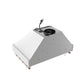Forno FRHWM550330WHT Forno Venezia 30 Inch Wall-Mounted Range Hood In White With Touch Controls And Baffle Filters