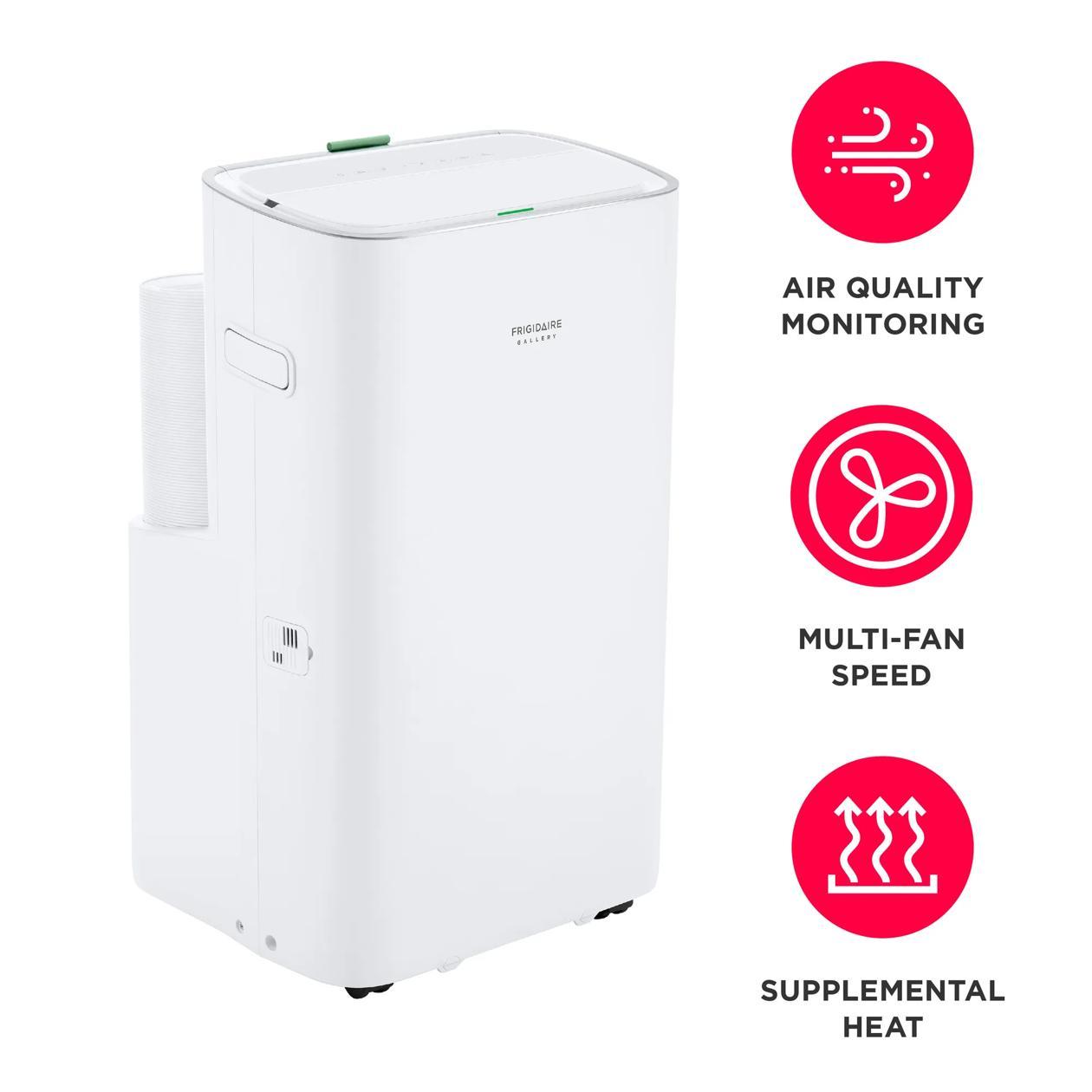 Frigidaire GHPH142AA1 3-In-1 Connected Inverter Portable Room Air Conditioner With Supplemental Heat 14,000 Btu (Ashrae) / 10,000 Btu (Doe)