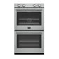 Forno FBOEL132430 Forno Vomero 30-Inch Double Wall Oven, Stainless Steel, 10 Cu.Ft Total Capacity, 7100W Convection, Mechanical Controls, Self-Cleaning Function